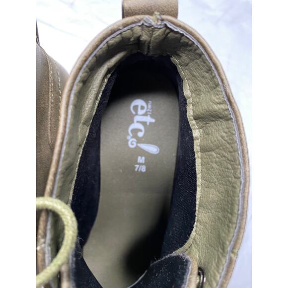 Rue21 Laced booties - olive green - Picture 6 of 8